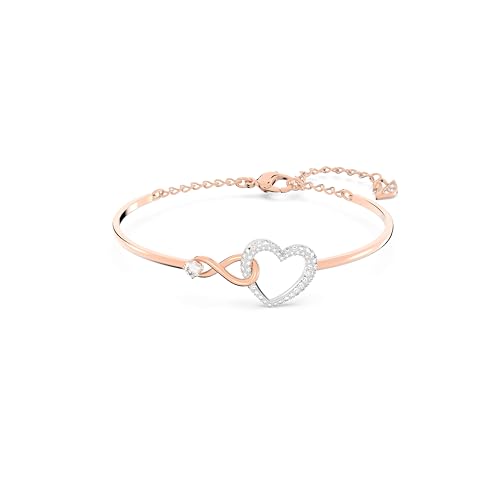 Swarovski Women's Infinity Heart Crystal Bangle