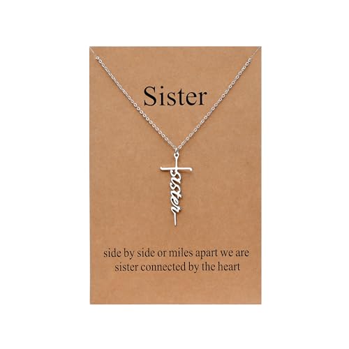 Lcherry Women's Cross Pendant Necklace