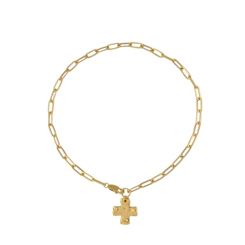 Bheop Women's Chunky Cross Pendant Necklace