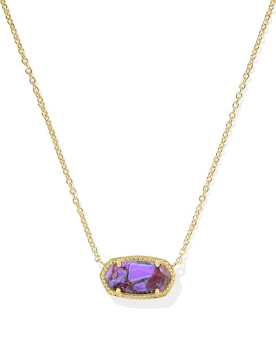 Kendra Scott Women's Elisa Gold Plated Pendant Necklace