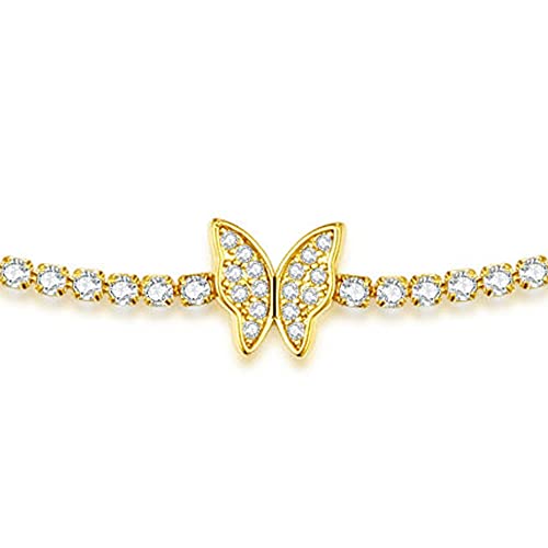 Luxval Women's 3mm CZ Tennis Choker Necklace