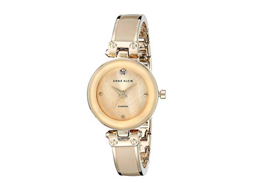 Anne Klein Women's Genuine Diamond Dial Bangle Watch