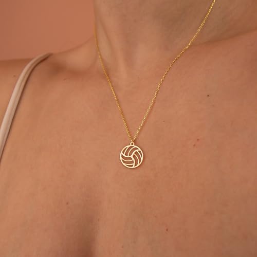 Plenky Women's 14K Gold Plated Dainty Pendant Necklace