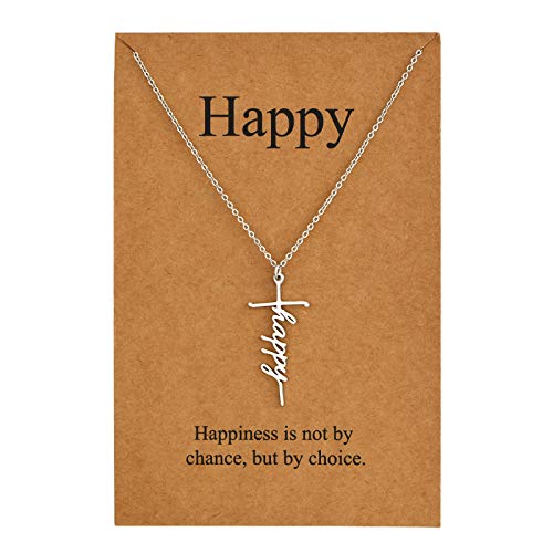 Lcherry Women's Cross Pendant Necklace