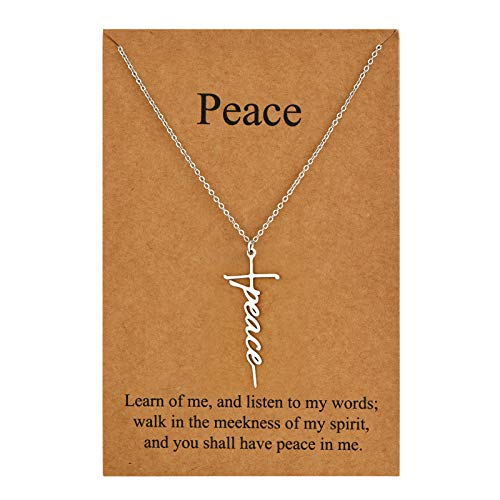 Lcherry Women's Cross Pendant Necklace