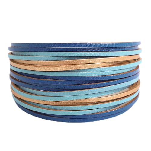 Fesciory Women's Boho Western Leather Wrap Cuff Bracelet