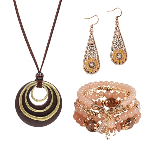 ULODJFN Women's Boho Western Jewelry Set