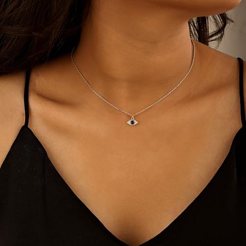 Plenky Women's 14K Gold Plated Dainty Pendant Necklace