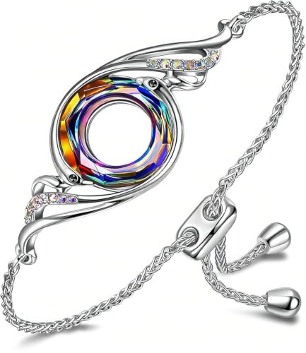 Kate Lynn Women's Phoenix Crystal Slider Bracelet