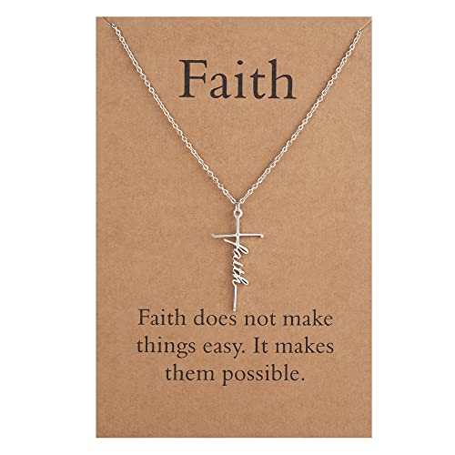 Lcherry Women's Cross Pendant Necklace