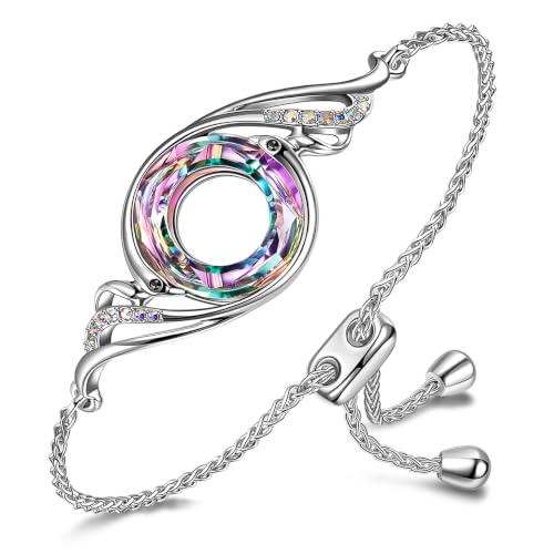 Kate Lynn Women's Phoenix Crystal Slider Bracelet