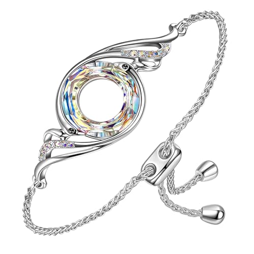 Kate Lynn Women's Phoenix Crystal Slider Bracelet