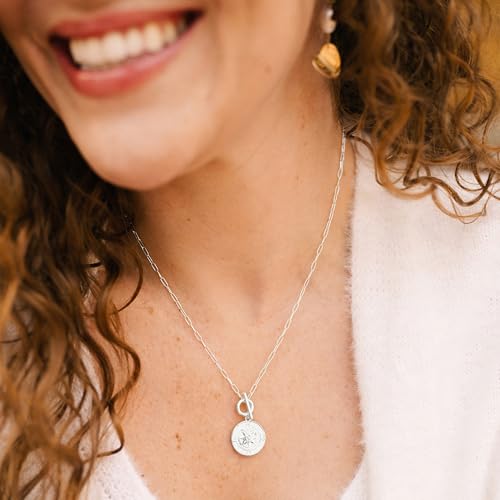 Plenky Women's 14K Gold Plated Dainty Pendant Necklace