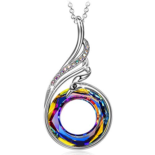 Kate Lynn Women's Phoenix Crystal Pendant Necklace
