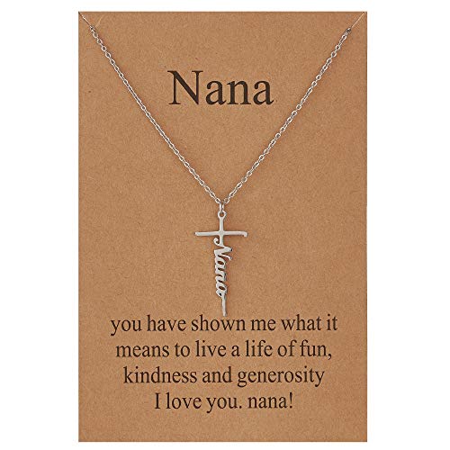 Lcherry Women's Cross Pendant Necklace