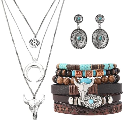 ULODJFN Women's Boho Western Jewelry Set