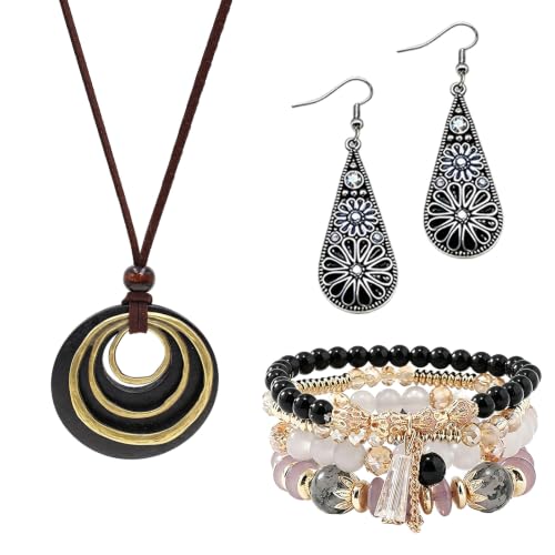 ULODJFN Women's Boho Western Jewelry Set