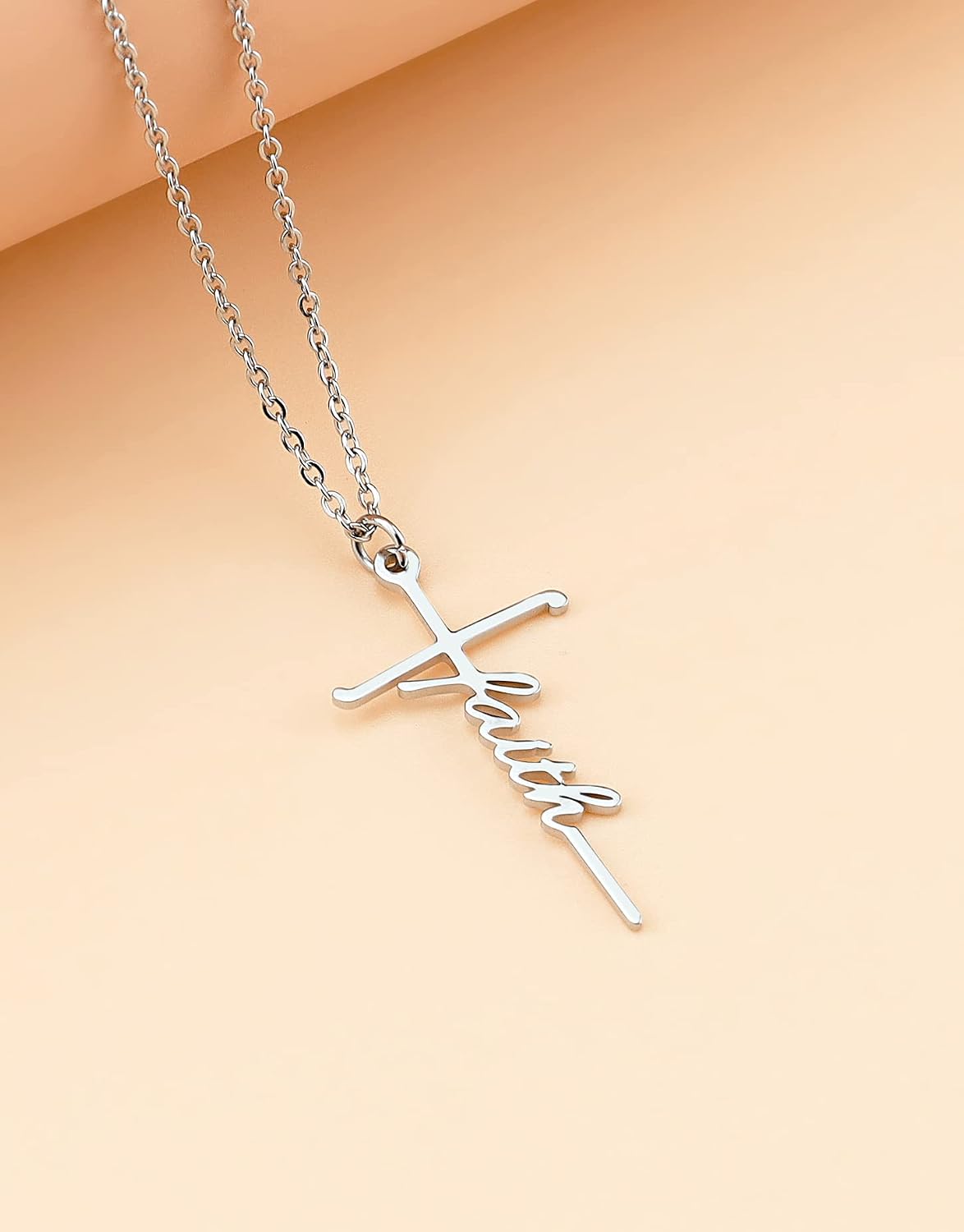 Lcherry Women's Cross Pendant Necklace