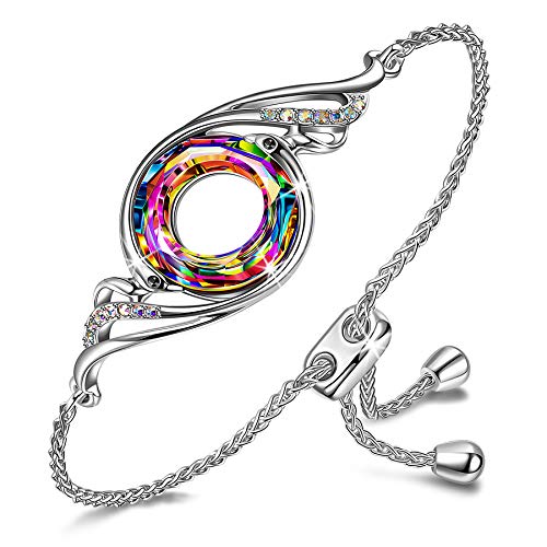 Kate Lynn Women's Phoenix Crystal Slider Bracelet