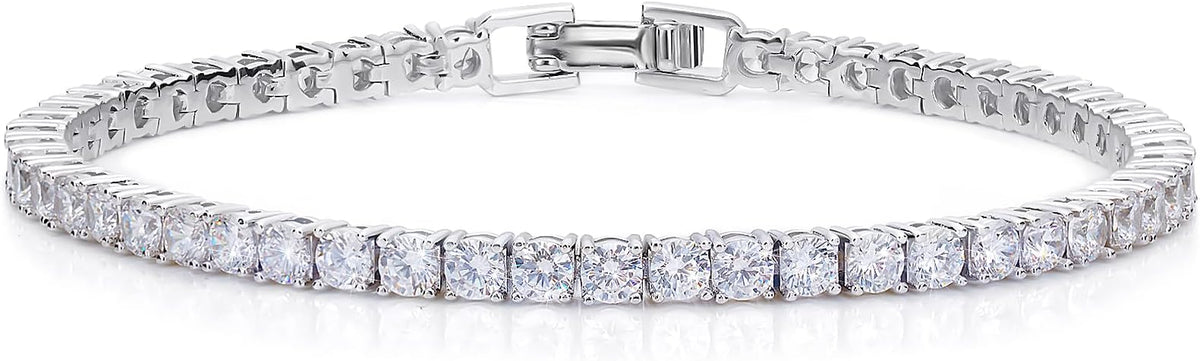 Haqptul Women's 3mm CZ Tennis Bracelet