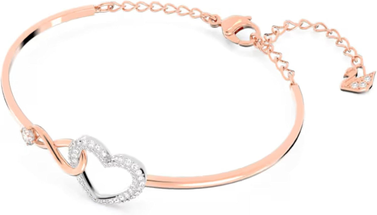 Swarovski Women's Infinity Heart Crystal Bangle