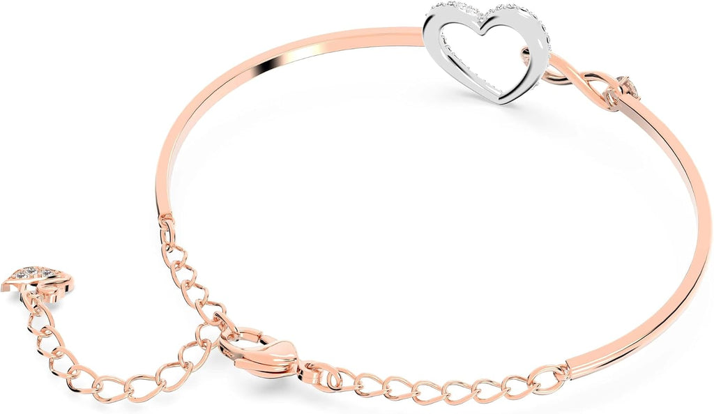 Swarovski Women's Infinity Heart Crystal Bangle