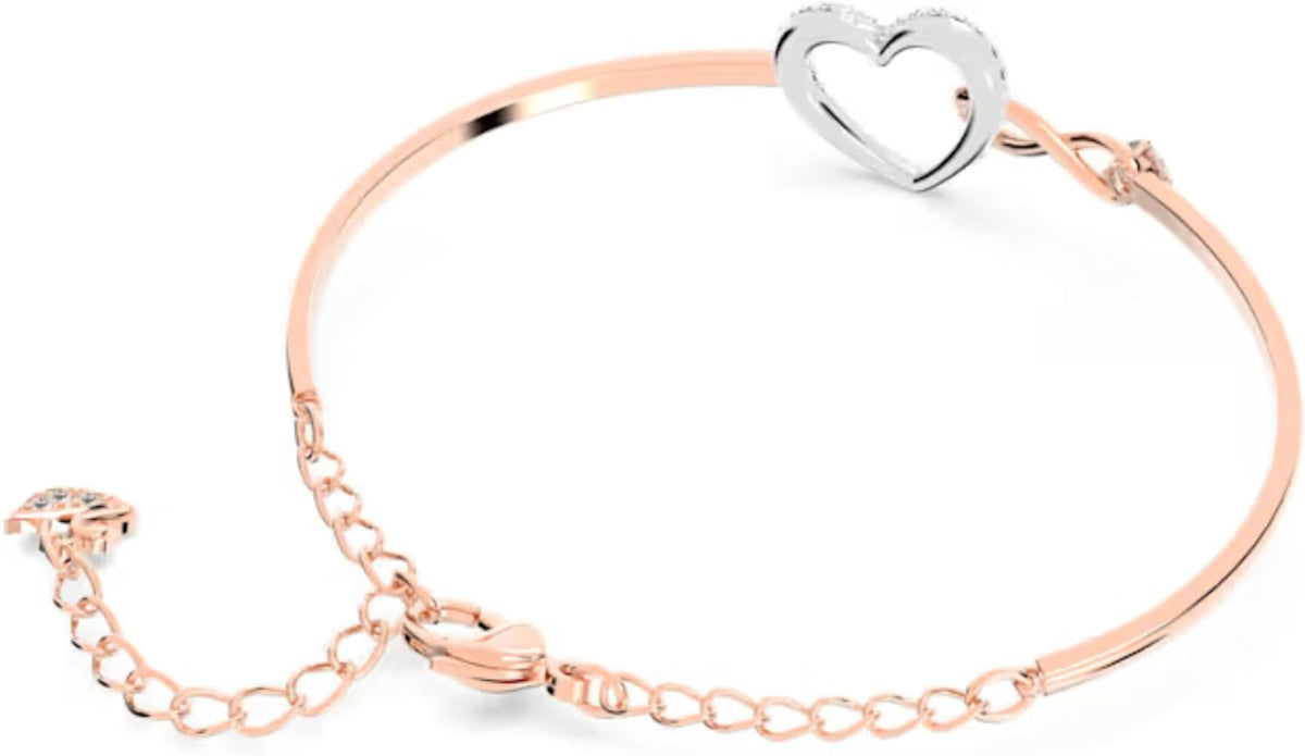 Swarovski Women's Infinity Heart Crystal Bangle