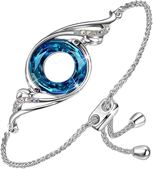 Kate Lynn Women's Phoenix Crystal Slider Bracelet