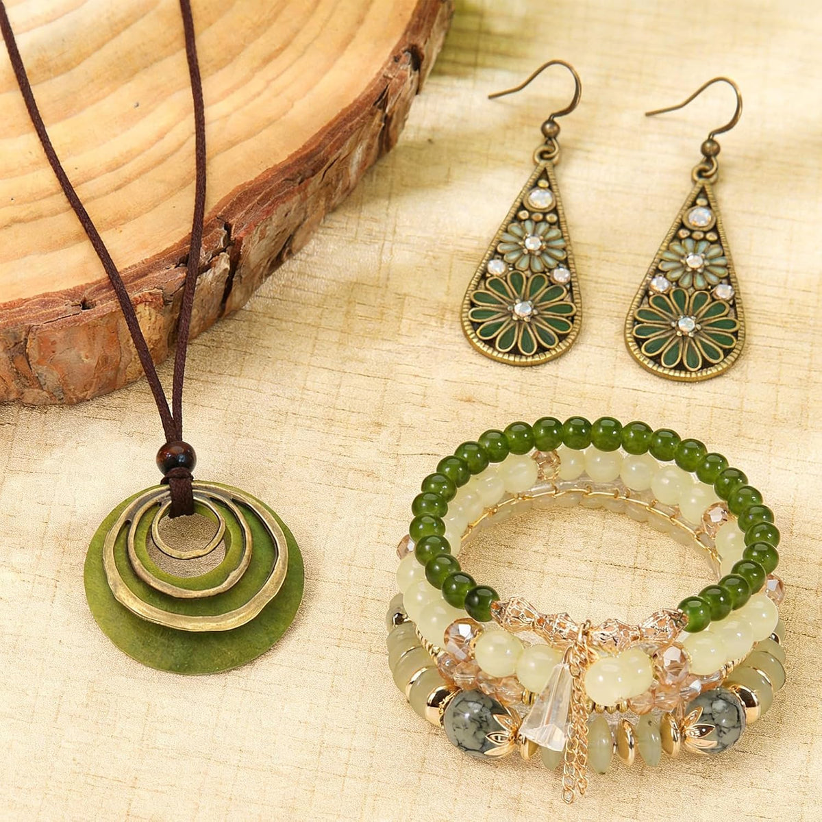 ULODJFN Women's Boho Western Jewelry Set
