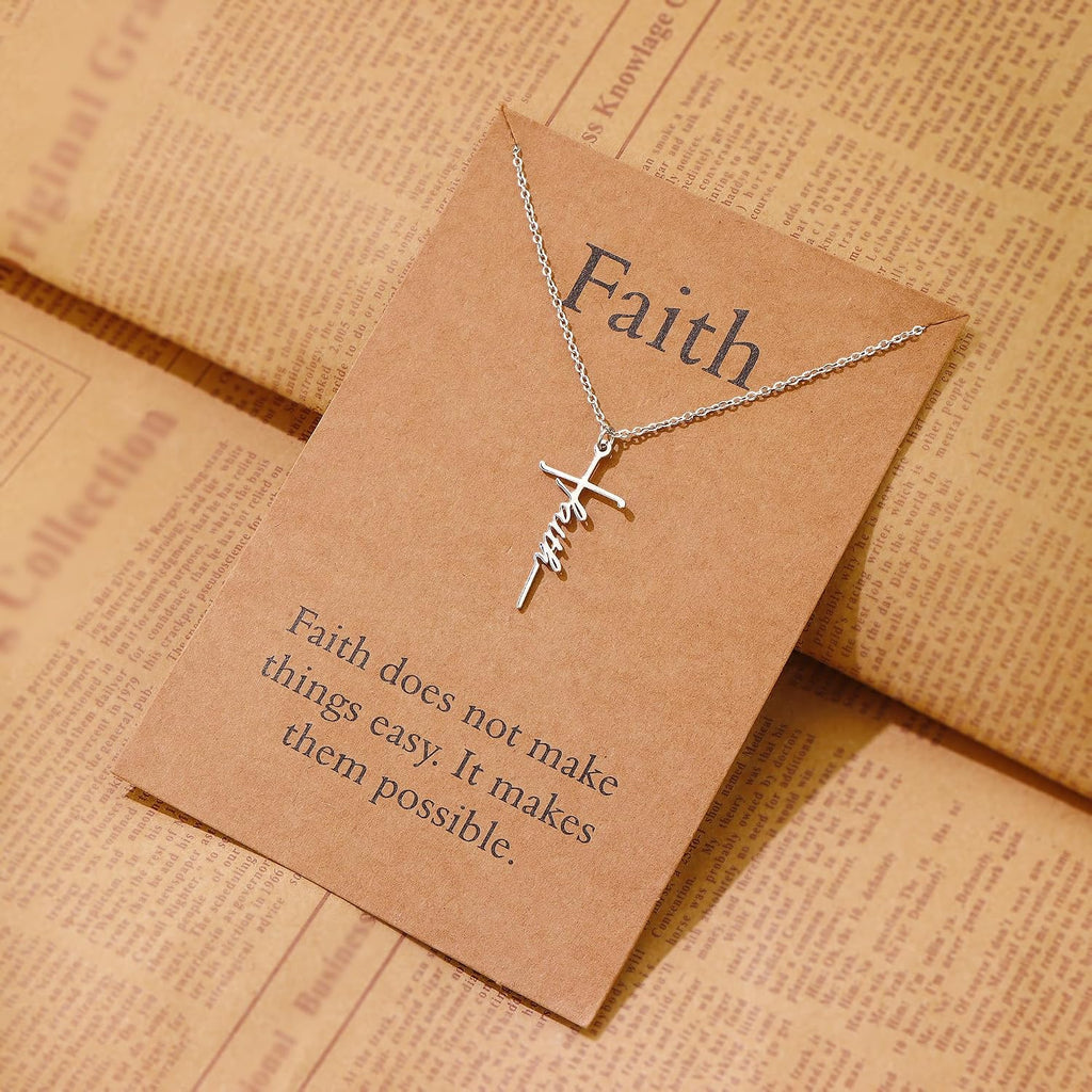 Lcherry Women's Cross Pendant Necklace