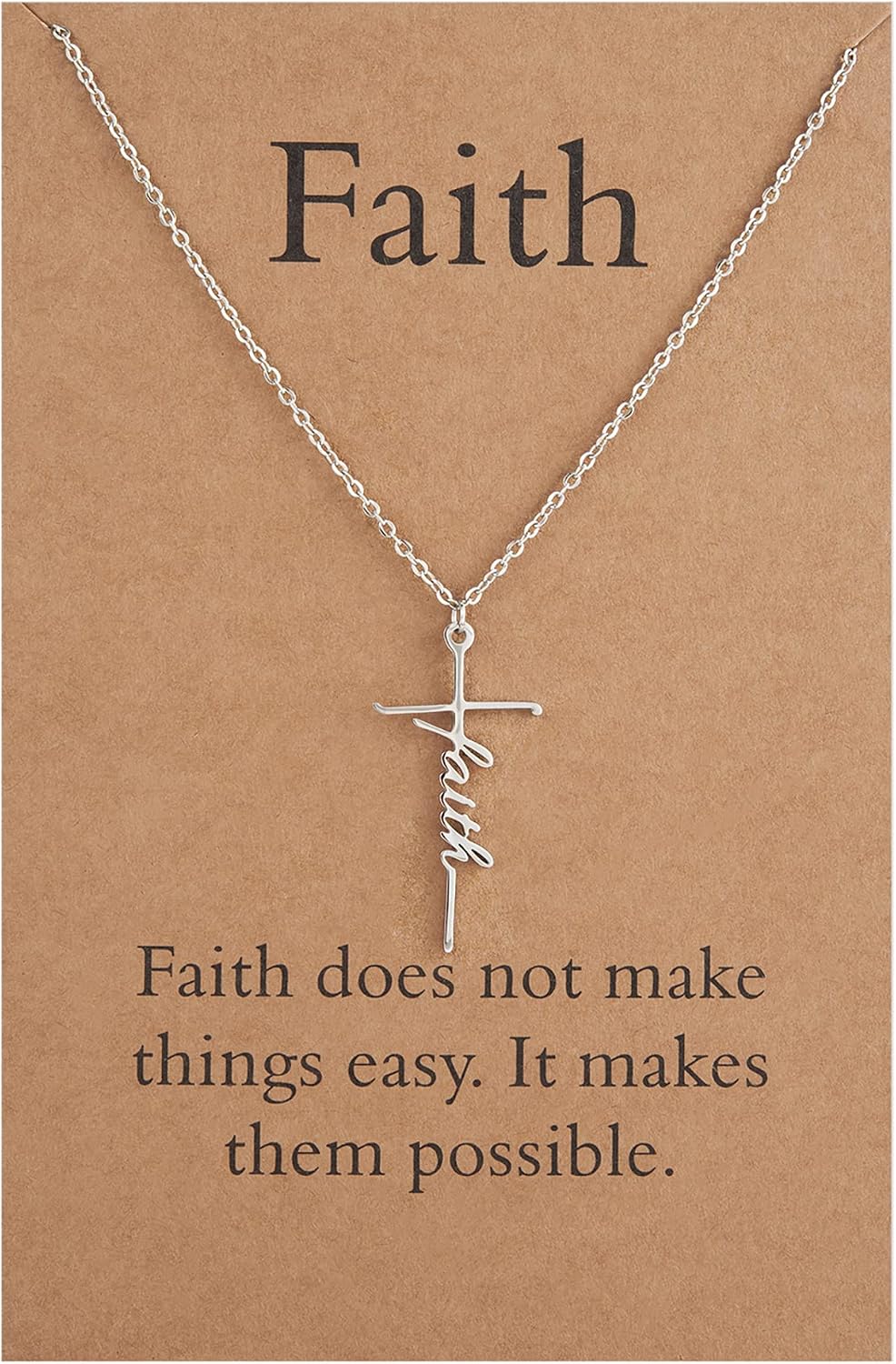 Lcherry Women's Cross Pendant Necklace