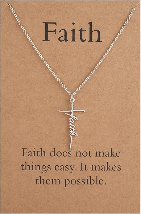 Lcherry Women's Cross Pendant Necklace